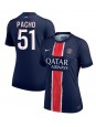 Paris Saint-Germain Willian Pacho #51 Replika Hemmakläder Dam 2024-25 Kortärmad